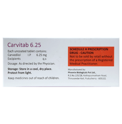 Carvitab 6.25 Tablet