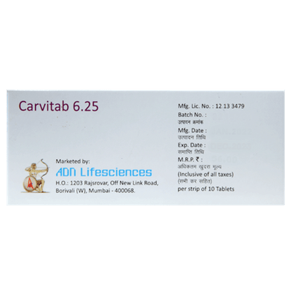 Carvitab 6.25 Tablet