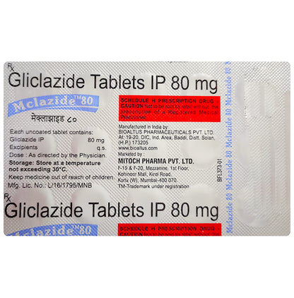 Mclazide 80 Tablet