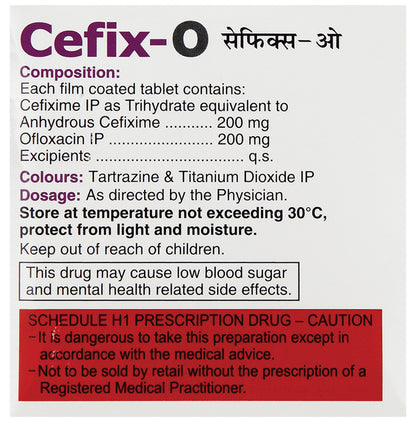 Cefix-O Tablet