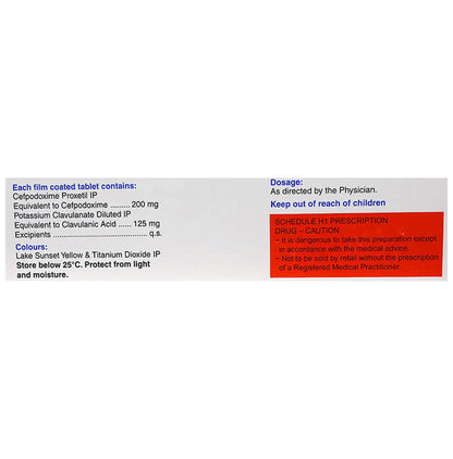 Cefoprox CV 325 Tablet