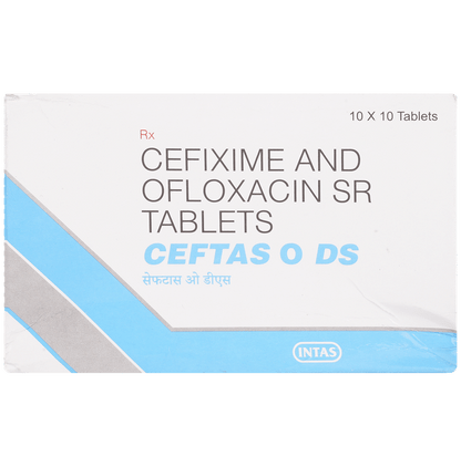 Ceftas O DS 400mg/400mg Tablet
