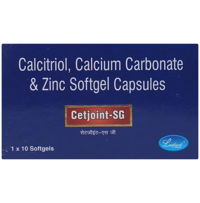 Cetjoint SG Soft Gelatin Capsule