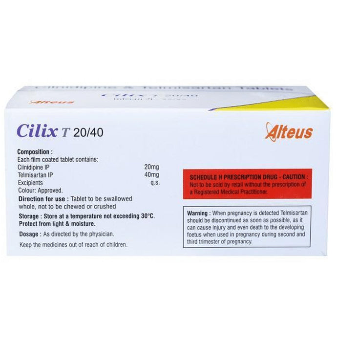 Buy Cilix T 20mg/40mg Tablet Online | Classic Derma – Classic Derma-UAE