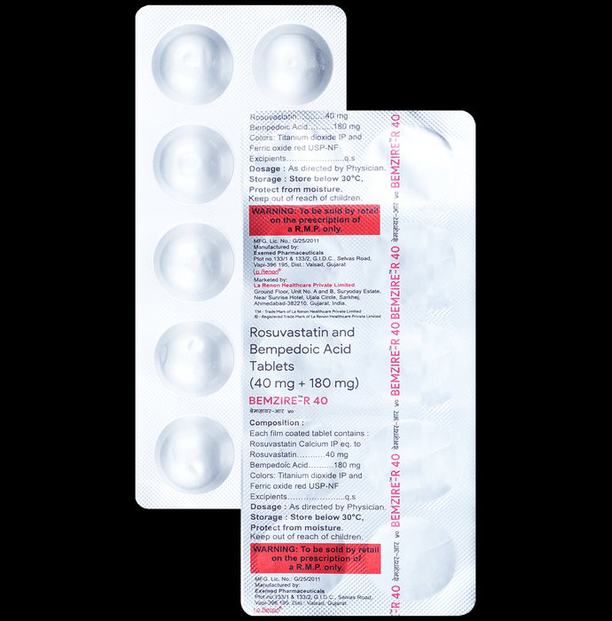 Bemzire-R 40 Tablet - Classic Derma