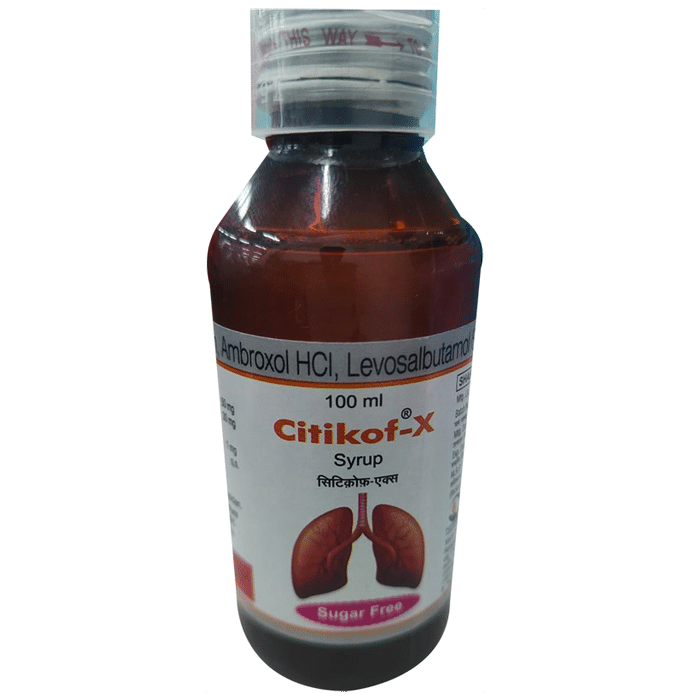 Citikof-X Syrup Sugar Free - Classic Derma