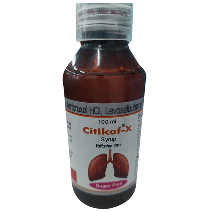 Citikof-X Syrup Sugar Free - Classic Derma
