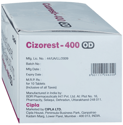 Cizorest 400 OD Tablet SR