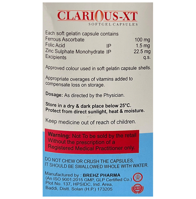 Clarious-XT Softgel Capsule