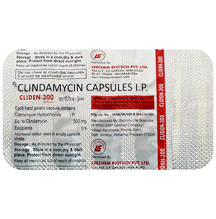 Buy Cliden 300 Capsule Online | Classic Derma – Classic Derma-UAE