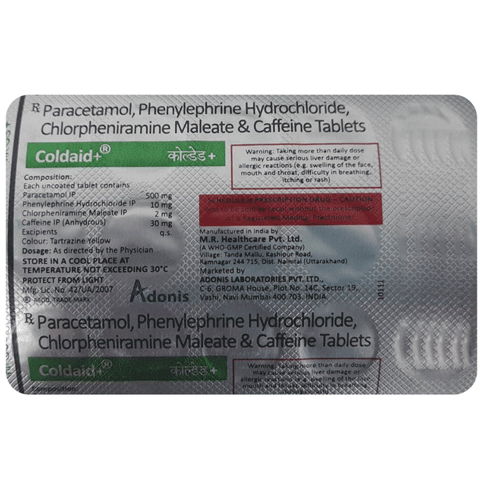 Buy Coldaid + Tablet Online | Classic Derma – Classic Derma-UAE