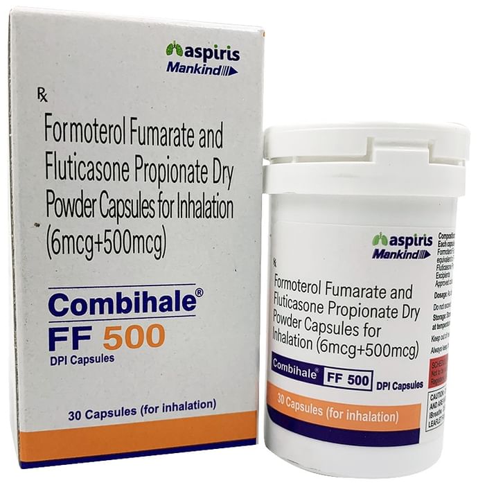 Combihale FF 500 DPI capsule - Classic Derma