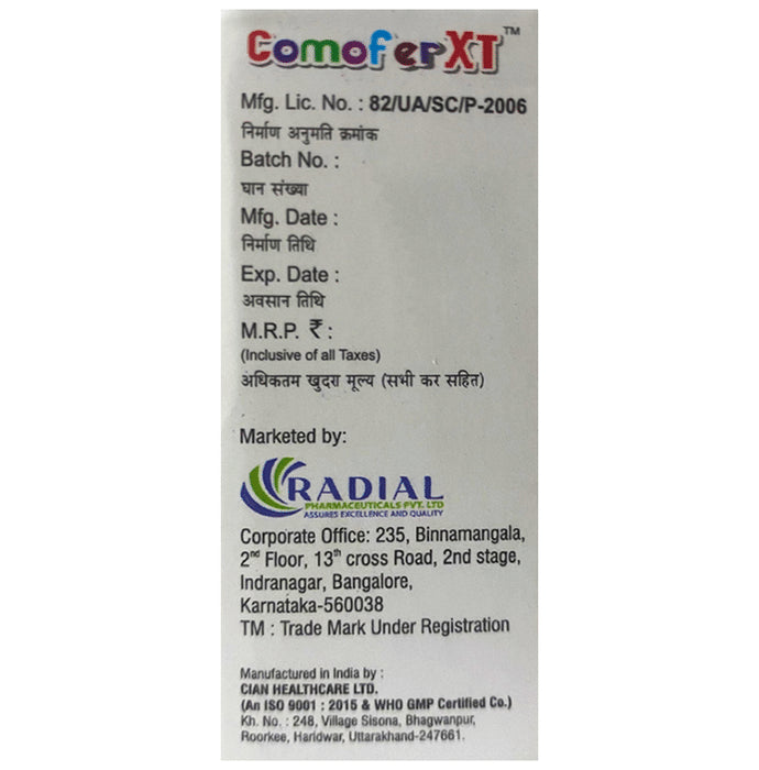 Comofer XT Orange Oral Drops