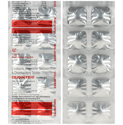 Cilidin Trio Tablet - Classic Derma