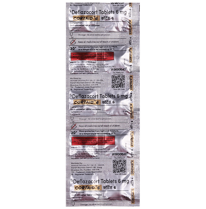 Buy Cortaid 6 Tablet Online | Classic Derma – Classic Derma-UAE