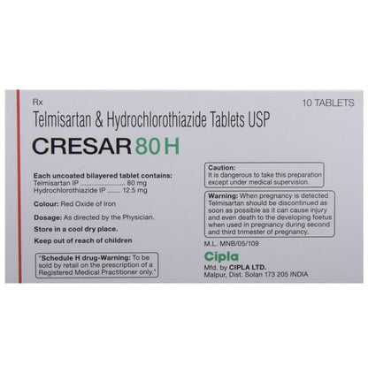 Cresar 80H Tablet