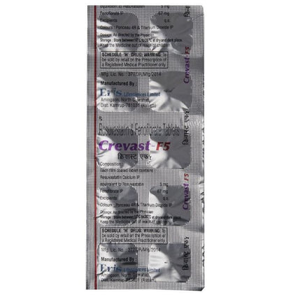 Crevast-F 5 Tablet