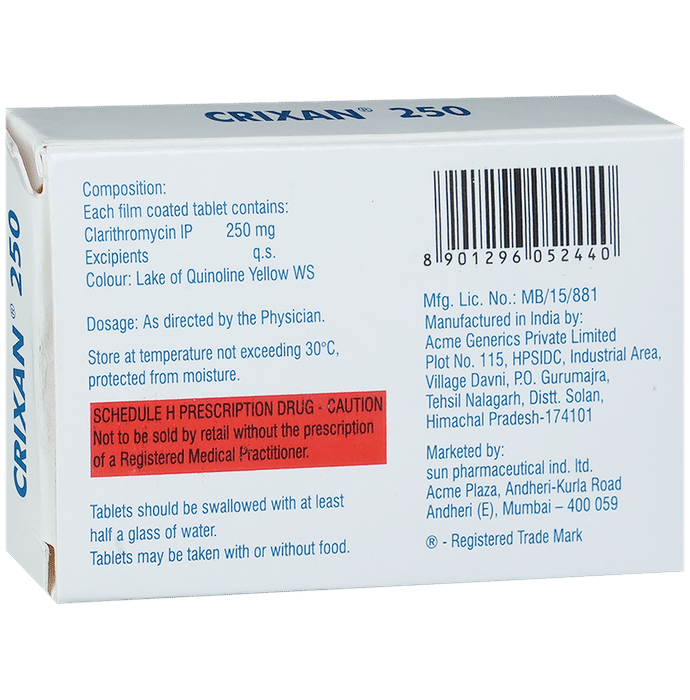 Crixan 250 Tablet