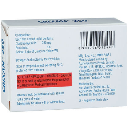 Crixan 250 Tablet
