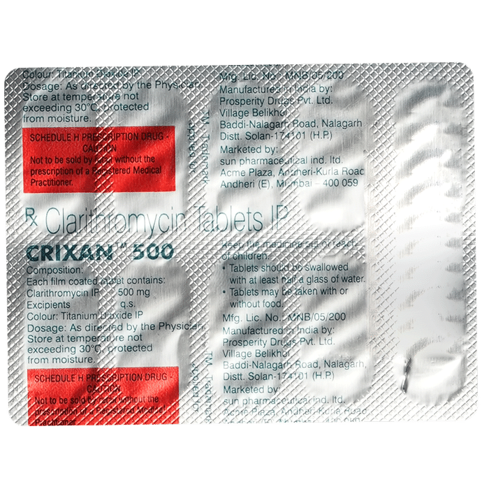 Crixan 500 Tablet