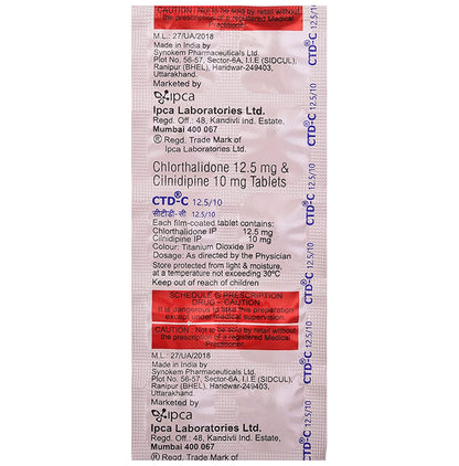 CTD-C 12.5/10 Tablet