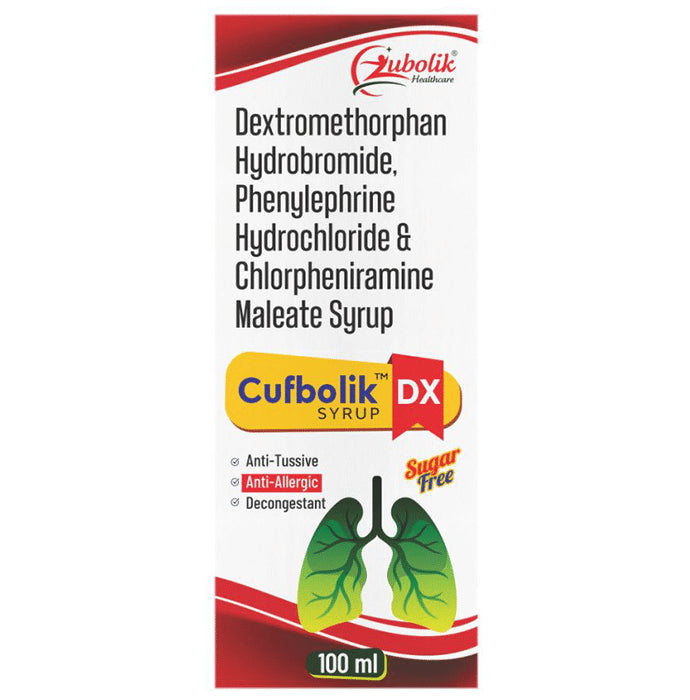 Cufbolik DX Syrup Sugar Free - Classic Derma