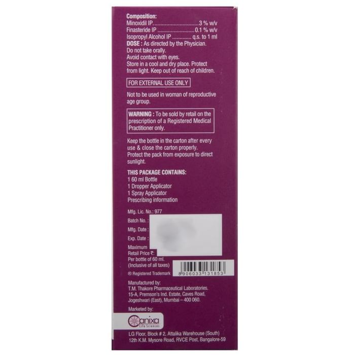 Curlz-F 3% Topical Solution