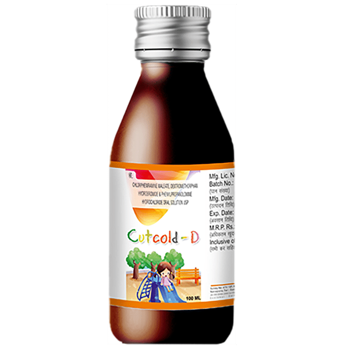 Cut Cold-D 10mg Syrup - Classic Derma