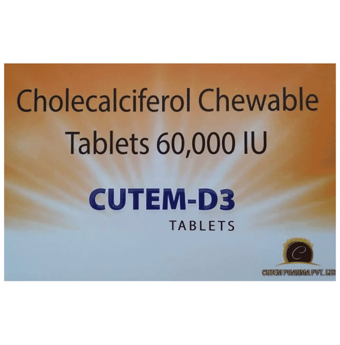 Cutem-D3 Chewable Tablet - Classic Derma