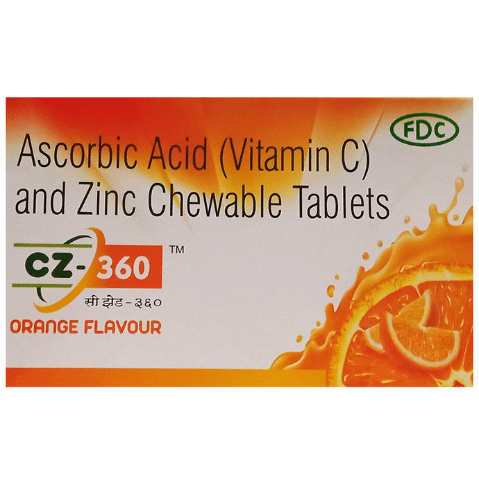 CZ 360 Chewable Tablet Orange - Classic Derma