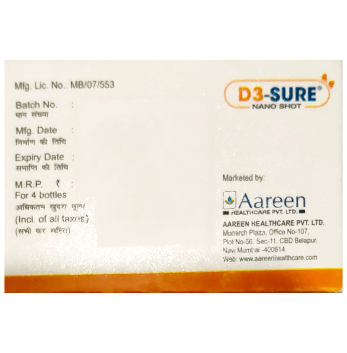 D3 Sure Nano Shot Oral Solution 5ml