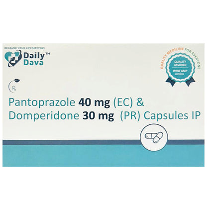 Daily Dava Pantoprazole+Domperidone 30mg/40mg Capsule PR - Classic Derma