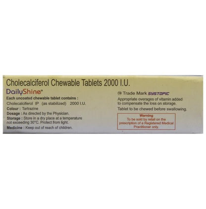 Dailyshine 2000IU Tablet