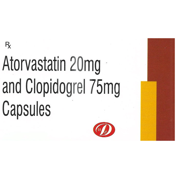 Danavish Atorvastatin+Clopidogrel 20mg/75mg Capsule - Classic Derma