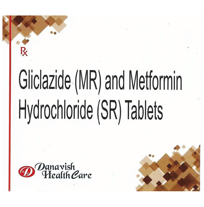 Danavish Gliclazide+Metformin 80mg/500mg Tablet MR - Classic Derma
