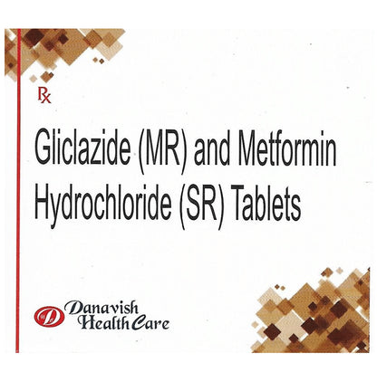 Danavish Gliclazide+Metformin 80mg/500mg Tablet MR - Classic Derma