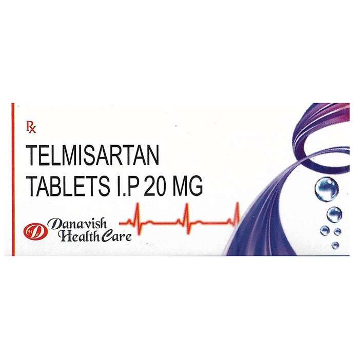 Danavish Telmisartan 20mg Tablet - Classic Derma