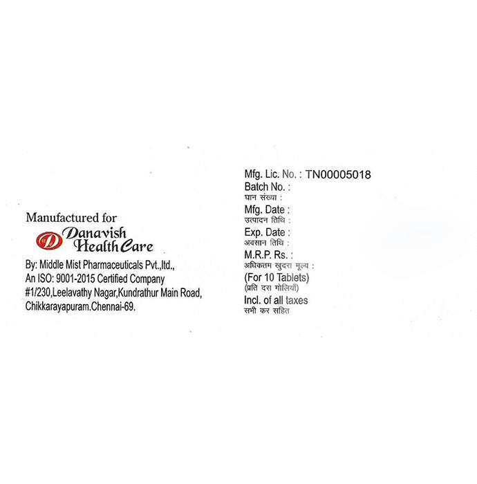 Danavish Telmisartan 20mg Tablet