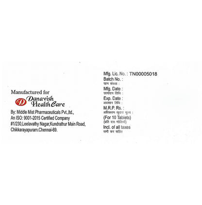 Danavish Telmisartan 20mg Tablet