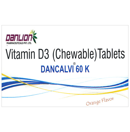 Dancalvi 60K Chewable Tablet Orange - Classic Derma