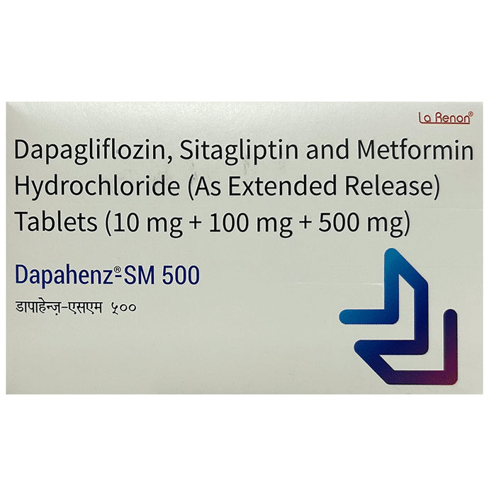 Dapahenz SM 10mg/500mg/100mg Tablet - Classic Derma