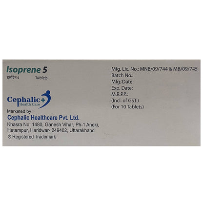 Isoprene 5 Tablet