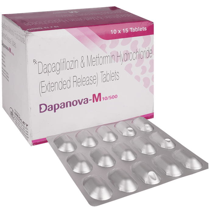 Dapanova M 10mg/500mg Tablet - Classic Derma
