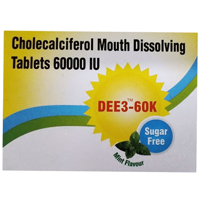 Dee3 60k Chewable Tablet Mint Sugar Free - Classic Derma