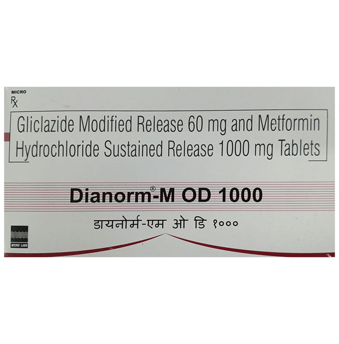Dianorm-M OD 1000 Tablet SR - Classic Derma