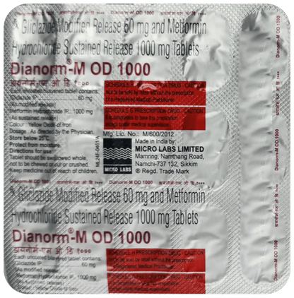 Dianorm-M OD 1000 Tablet SR
