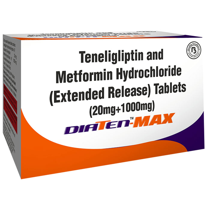 Diaten-Max 1000mg/20mg Tablet - Classic Derma