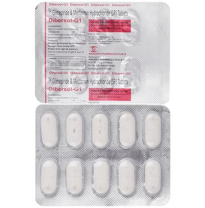 Dibersol-G 1 Tablet SR - Classic Derma