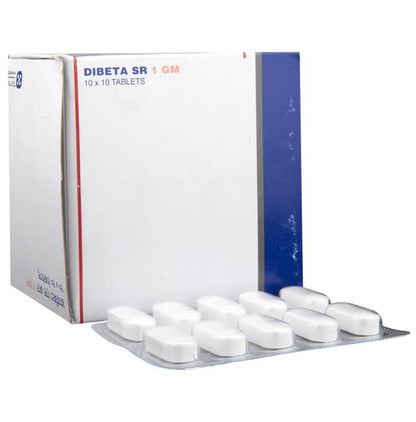 Dibeta SR 1gm Tablet - Classic Derma
