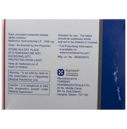 Dibeta SR 1gm Tablet